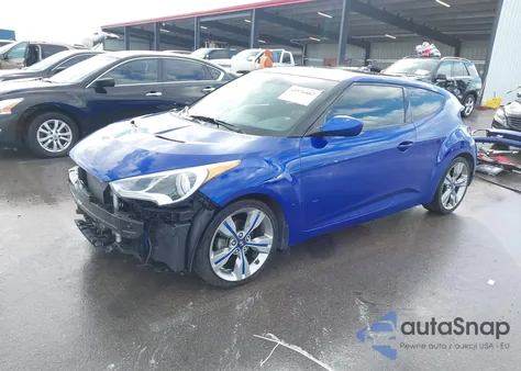 2013 Hyundai Veloster Base W/Black from USA, damaged, VIN KMHTC6AD0DU096702